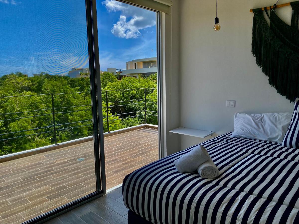 Rosa Azul Tulum Aparthotel Esterno foto