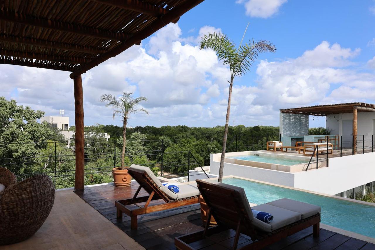 Rosa Azul Tulum Aparthotel Esterno foto